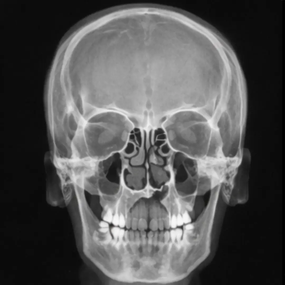 X-RAY SKULL CORONAL VIEW