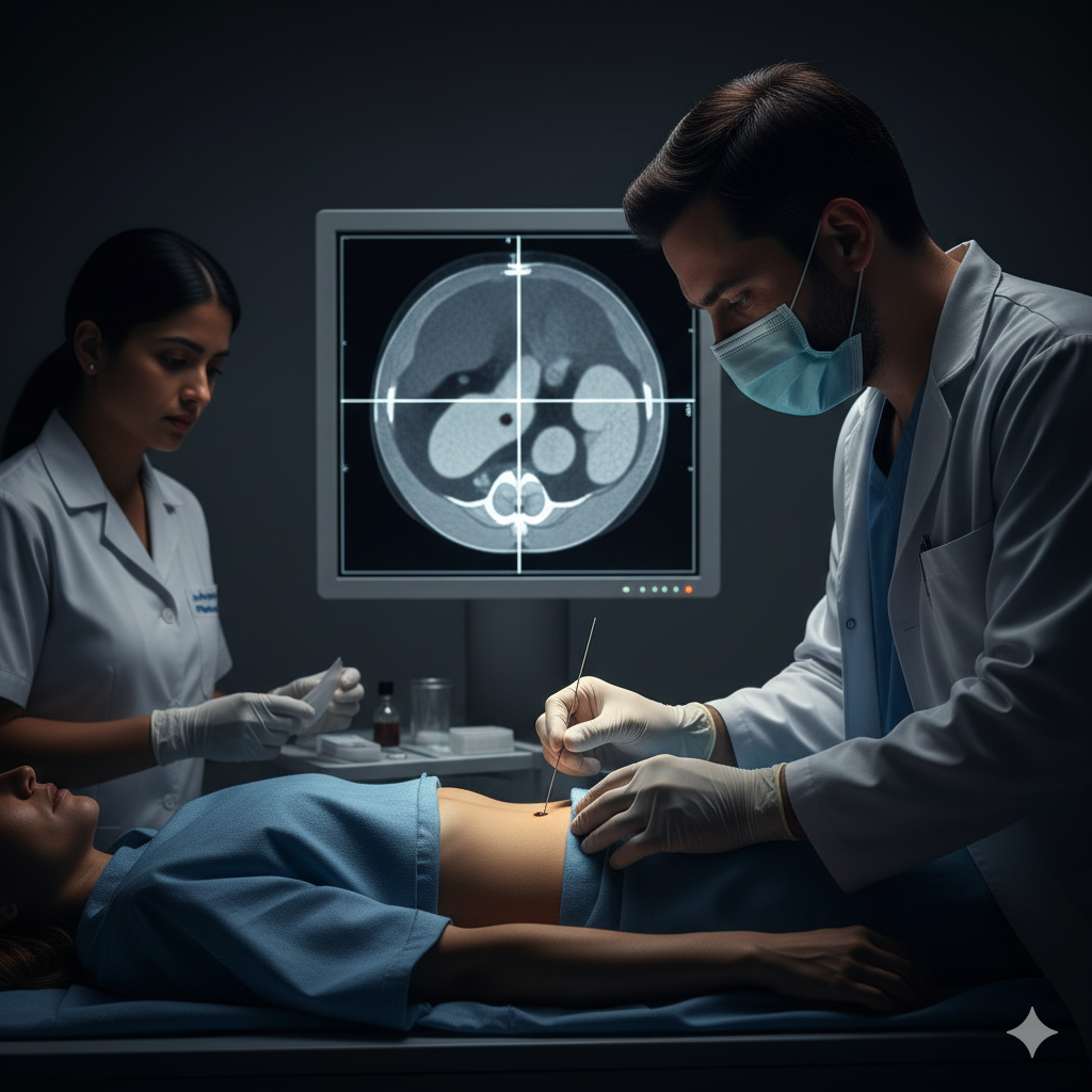 CT GUIDED FNAC OR BIOPSY