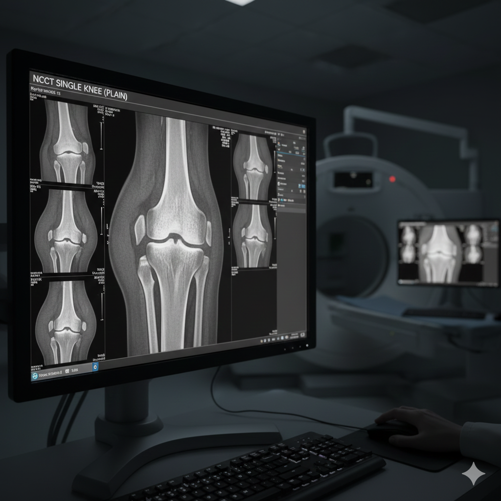 NCCT SINGLE KNEE (PLAIN)