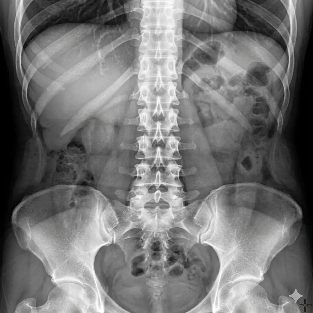 X-RAY LUMBAR SPINE AP