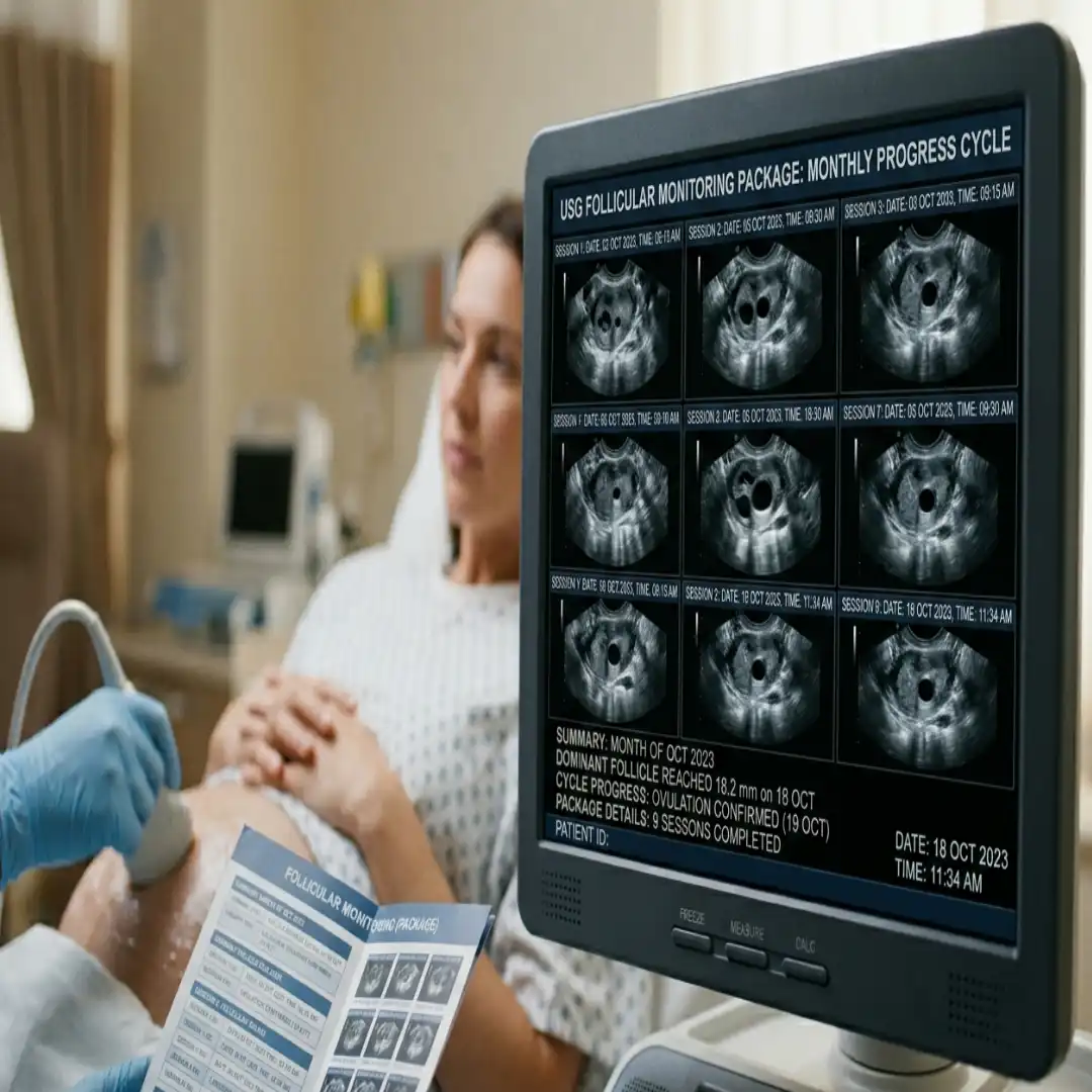 USG FOLLICULAR MONITERING (PAKAGE)