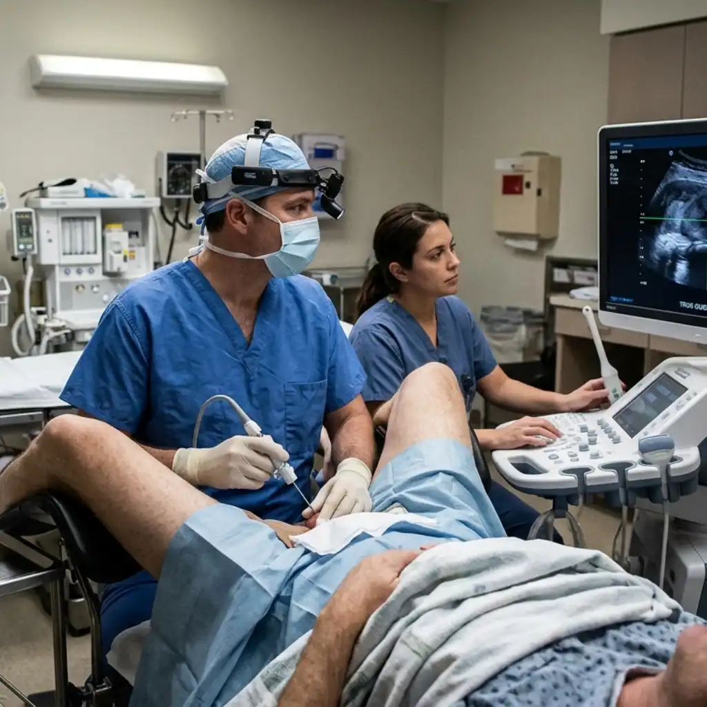 USG TRUS GUIDED BIOPSY PROSTATE